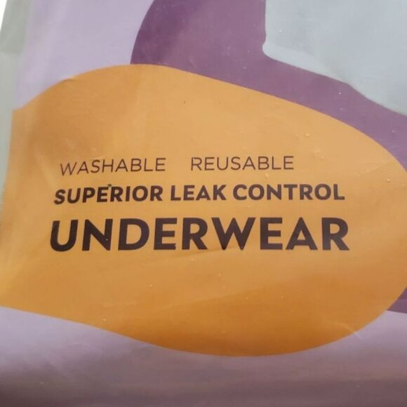 2 Wearever Leak Control Absorbent Incontinence Underwear Reusable Women 1X Beige - Picture 3 of 5